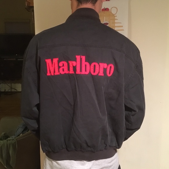 vintage marlboro bomber jacket